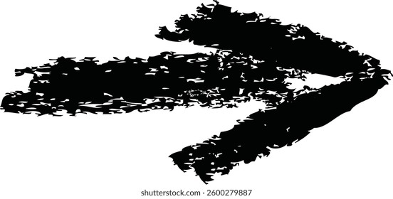 Sketch Style Arrow Pointing Design