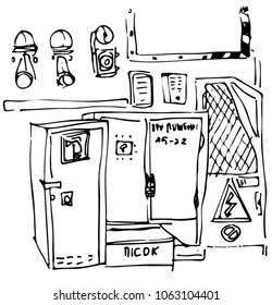 sketch in the subway