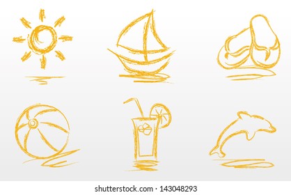 Sketch Summer Icons