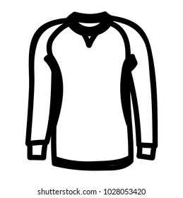 sketch of sweatshirt