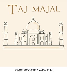 a sketch of the taj majal on a white background