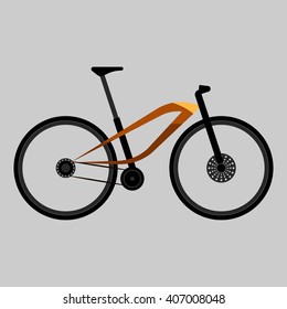 Sketch of technology bike concept.