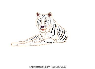 Sketch tiger icon