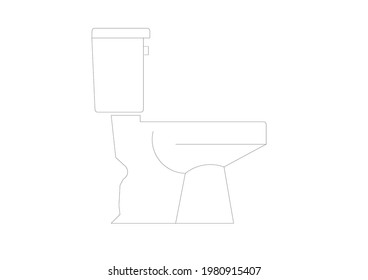 665 Toilet seat sketch Images, Stock Photos & Vectors | Shutterstock