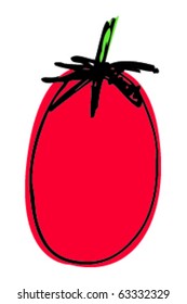 Sketch of a tomato