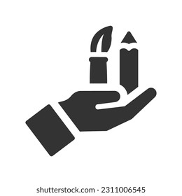 Symbol für Skizze, Vektorgrafik