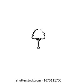 sketch of tree cartoon design