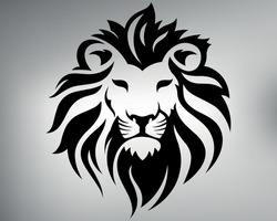 
Sketch Of A Tribal Lion Tattoo. Lion King Logo. Vector Drawing Graceful And Graceful King Of Beasts Lion