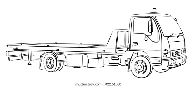 Sketch truck. 