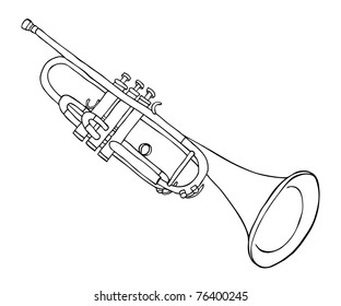 sketch trumpet