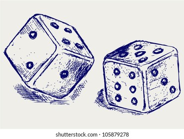 Sketch two dices