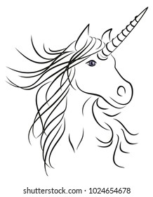 Sketch of unicorn