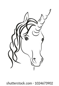 Sketch of unicorn