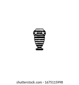 sketch of vase cartoon design