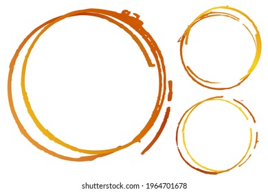 Sketch Vector Golden line Circle Frame for Certificate, Placard Go Xi Fat Cai, Imlek Moment or other China Related, isolated on White
