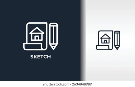 Vector De Boceto, Icono O Signo De Logotipo Ilustración De Símbolo Aislado