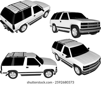 sketch vector illustration design of 4wd adventure family car vehicle for tour trip