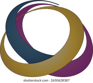 sketch vector illustration icon logo symbol design spiral circle abstract modern as mascot technology company 