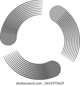 esboço vetor ilustração ícone logotipo símbolo design círculo espiral abstrato moderno