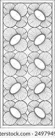Sketch vector illustration silhouette drawing design detail interior wardrobe partition baground pattern modern abstract geometry