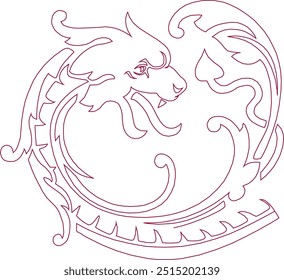 Esboço vetor ilustração silhueta desenho ornamento ícone logotipo símbolo clássico vintage étnica floral tradicional