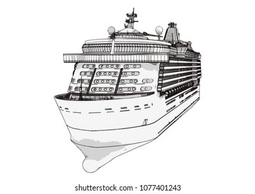 sketch of a vector liner cruise
