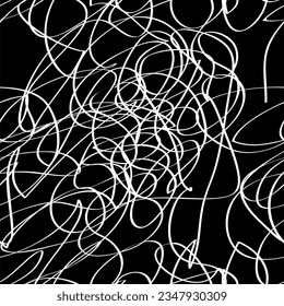 sketch vetor seamless pattern sbstact scribble 
