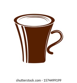 Sketch of a vintage coffee cup - Vectro illustration design