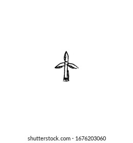 sketch of windmill cartoon design