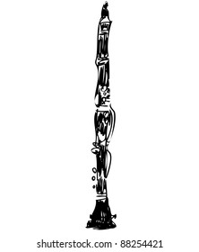 a sketch woodwind musical instrument orchestra clarinet