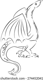 Sketch of Wyvern