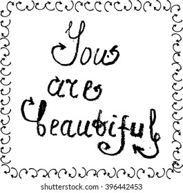 Sketch You are beautiful