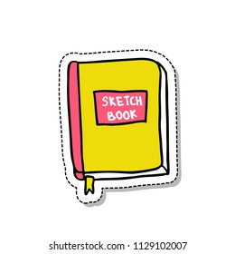 sketchbook doodle icon