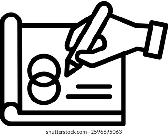 Sketchbook Icon Line Vector Illustration