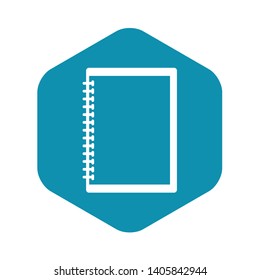 Sketchbook icon. Simple illustration of sketchbook vector icon for web
