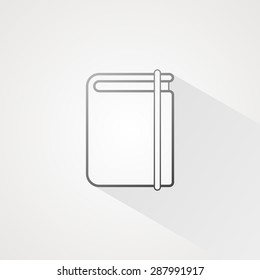 Sketchbook line icon