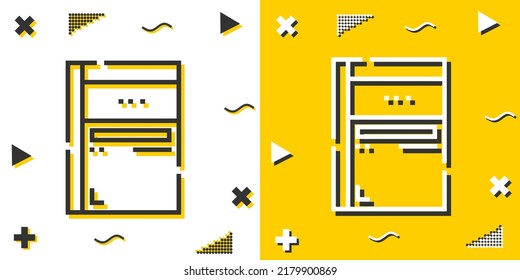sketchbook line icon. Simple outline style.sketchbook linear sign. Vector illustration isolated on white background. Editable stroke EPS 10