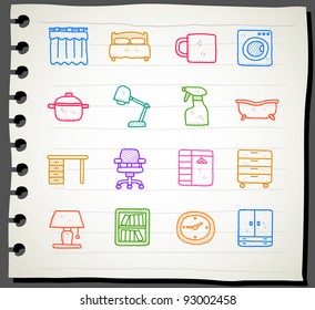 Sketchbook series | Furniture icon set