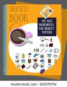 Sketchbook, tattoo studio