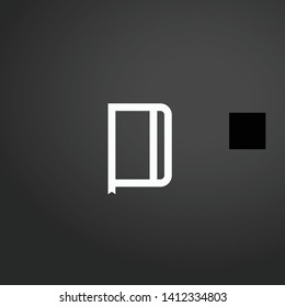 Sketchbook vector icon. Sketchbook concept stroke symbol design. Thin graphic elements vector illustration, outline pattern for your web site design, logo, UI. EPS 10.