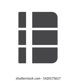 Sketchbook vector icon, simple sign for web site and mobile app.