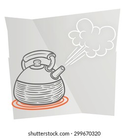 Sketched Boiling Kettle