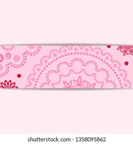 sketched flower print in bright colors - background