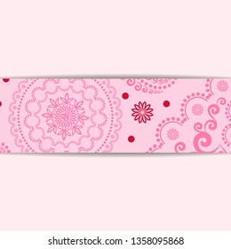 sketched flower print in bright colors - background