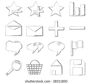 Sketched internet buttons - 2
