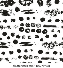 Sketched seamless ink pattern