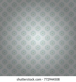 Sketched vector flower print in neutral, gray and black colors - seamless background.