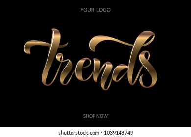 Sketched vector typography text as label online website. Promotion banner for blogger, girl clothes, souvenir, shoes, accessories internet shop. Feminine illustration, email card, marketing design