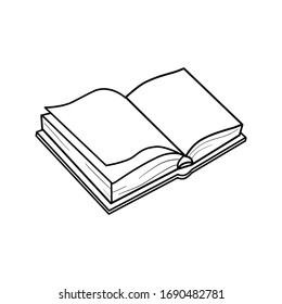 sketches of books. Vector illustration.