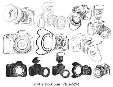 Camera Sketch Images Stock Photos Vectors Shutterstock